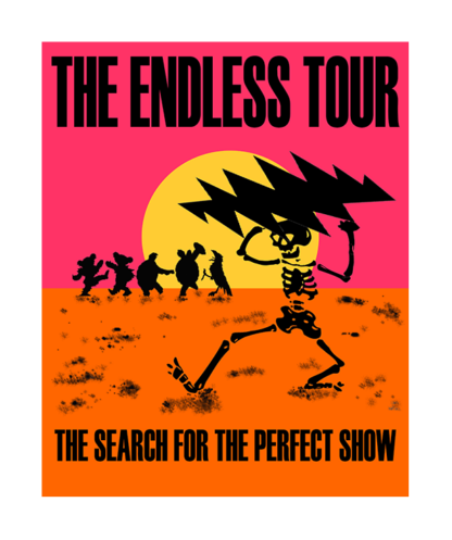 The Endless Tour magnet and sticker